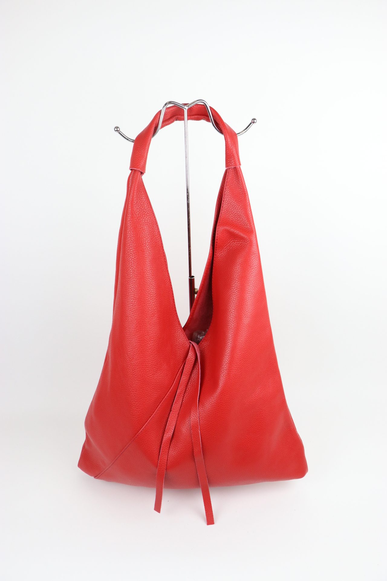 Slouchy Leather Tote Bag M589 - Bagitali
