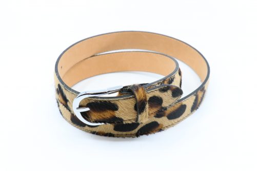 Leather Faux Animal Fur Belts - Image 4