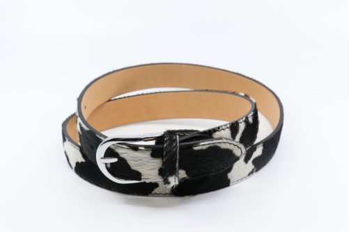 Leather Faux Animal Fur Belts - Image 5