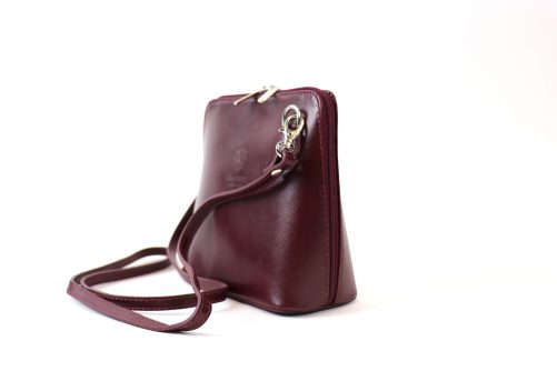 Leather Crossbody Bag Small V155 - Image 3