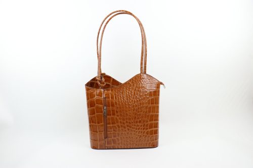 Mock Croc Patent Leather Bag F219