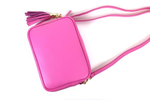 Leather Crossbody Bag V329 - Image 3