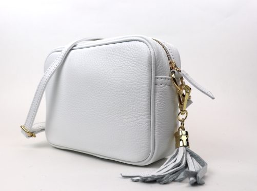 Leather Crossbody Bag V329 - Image 20