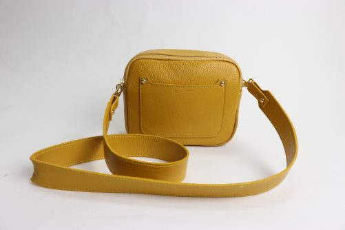 Leather Crossbody Bag V339 - Image 4