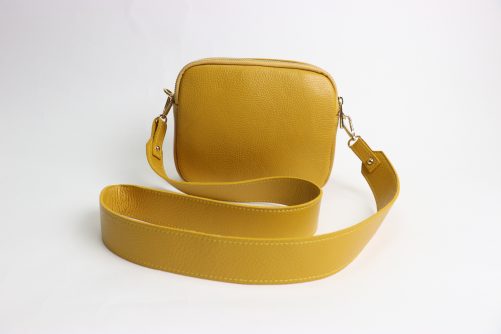 Leather Crossbody Bag V339 - Image 3