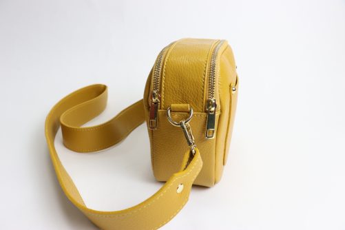 Leather Crossbody Bag V339 - Image 2
