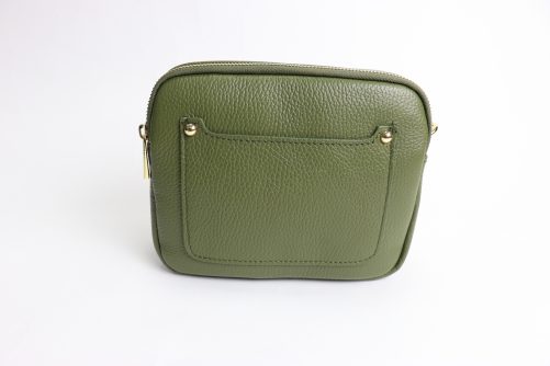 Leather Crossbody Bag V339 - Image 6