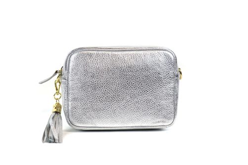 Metallic Leather Crossbody Bag V329