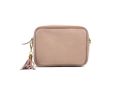 Leather Crossbody Bag V329 - Image 15