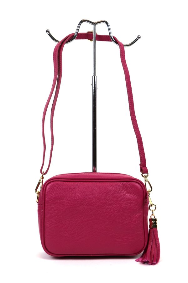 Leather Crossbody Bag V329