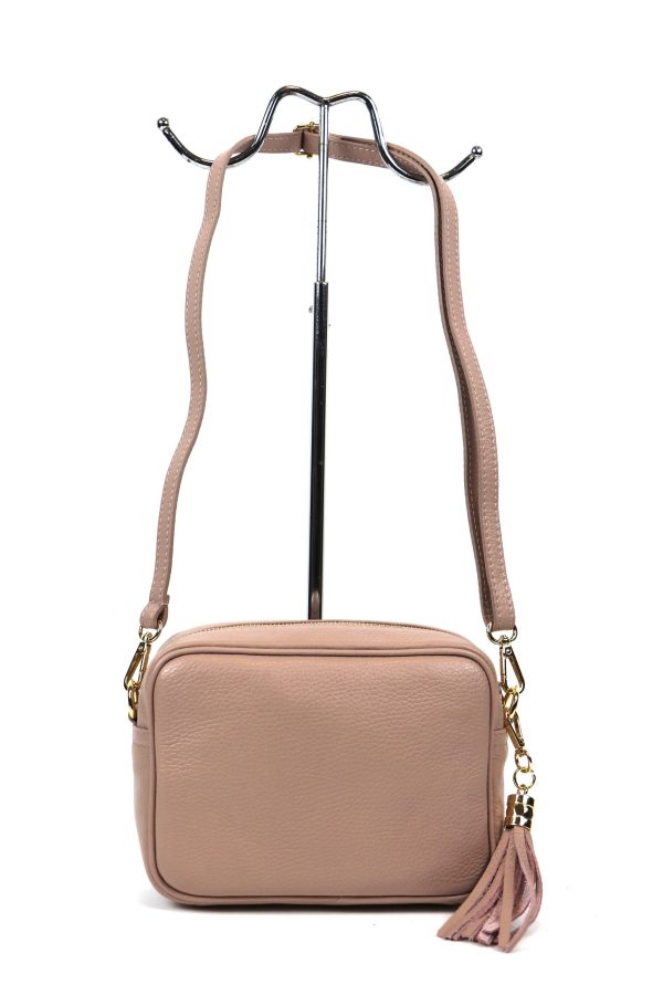 Leather Crossbody Bag V329
