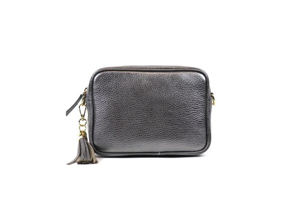 IMG_7193 Metallic Leather Crossbody Bag V329