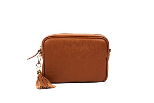 Leather Crossbody Bag V329 - Image 8