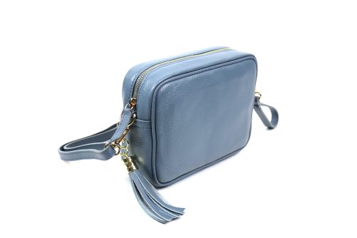 Leather Crossbody Bag V329 - Image 11