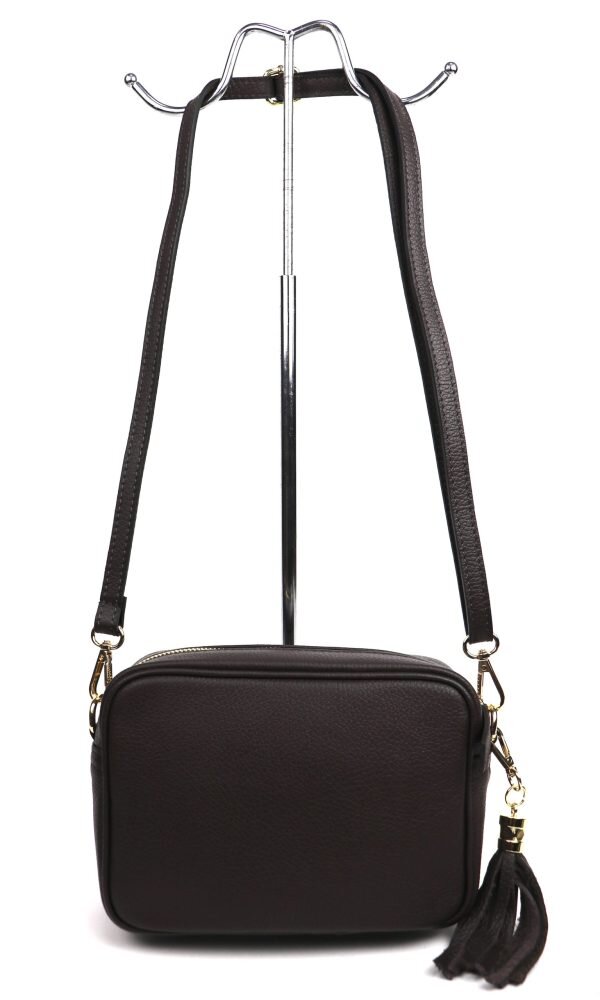 Leather Crossbody Bag V329