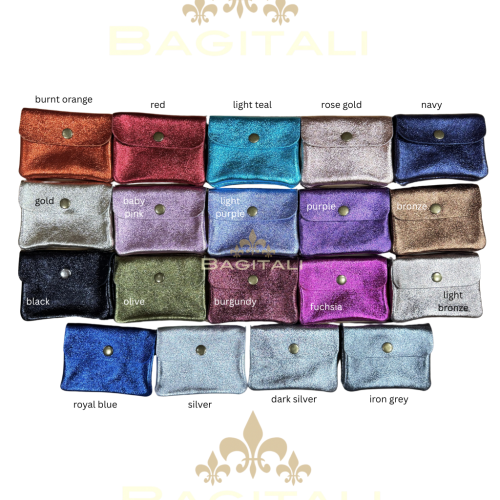 Small Metallic Money Pouch