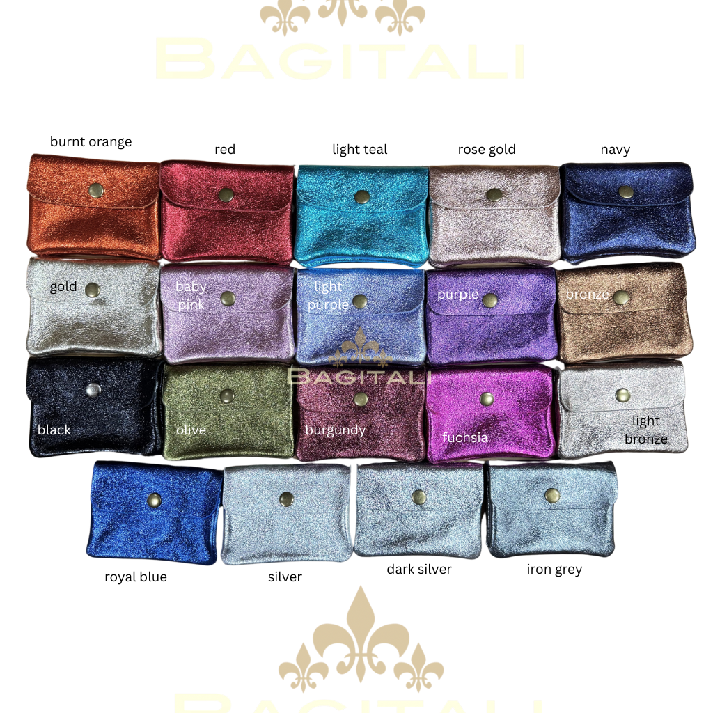 Small Metallic Money Pouch