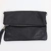 Leather Fold over Clutch Bag V176