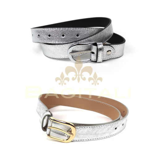 Metallic Leather Belts - Image 2