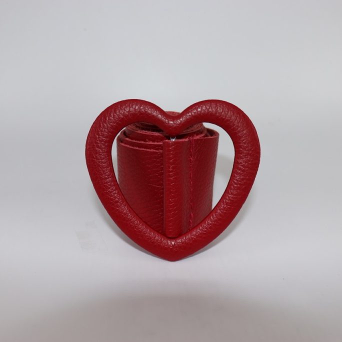 Leather Heart Belt