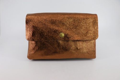 Metallic Leather Bag V338 - Image 12