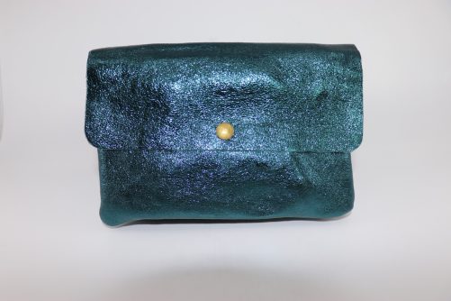 Metallic Leather Bag V338 - Image 5