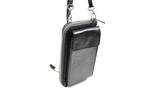 Leather Wallet Bag V325 (M)etallic - Image 11