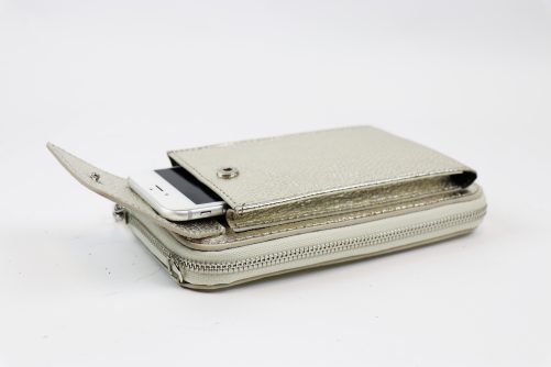 Leather Wallet Bag V325 (M)etallic - Image 13