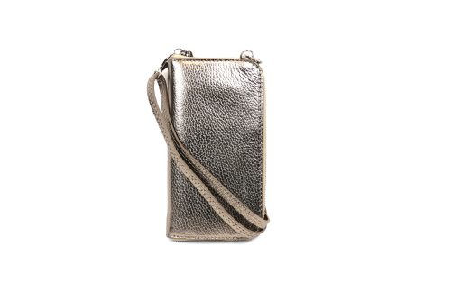 Leather Wallet Bag V325 (M)etallic - Image 2