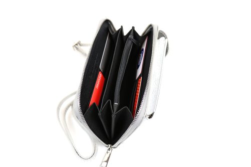 Leather Wallet Bag V325 (M)etallic - Image 6
