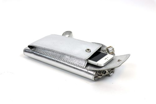 Leather Wallet Bag V325 (M)etallic - Image 7