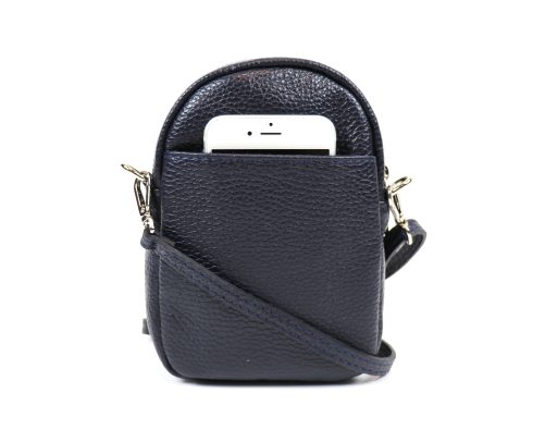 Mini Leather Crossbody Bag V342 - Image 3