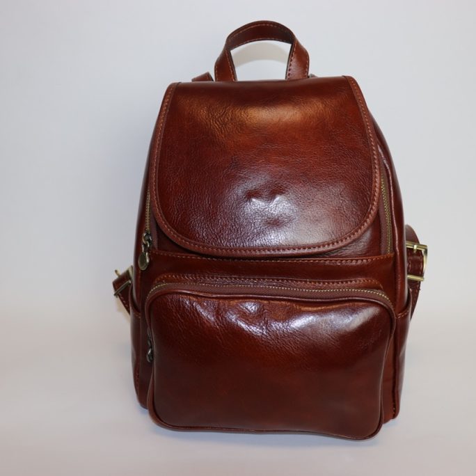 Polished Leather Backpack R61