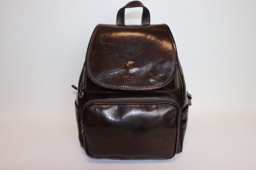 Polished Leather Backpack R61 - Image 6