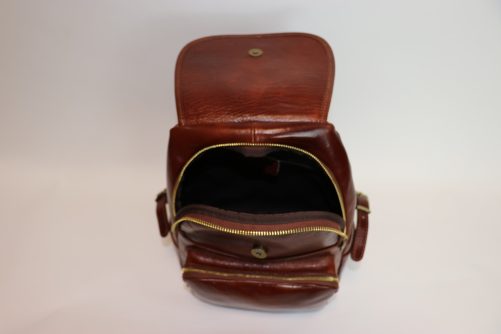Polished Leather Backpack R61 - Image 4