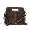 13 V344 The Boho Fringe Suede Shoulder/Crossbody Bag