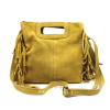 2 V344 The Boho Fringe Suede Shoulder/Crossbody Bag