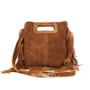 3 V344 The Boho Fringe Suede Shoulder/Crossbody Bag