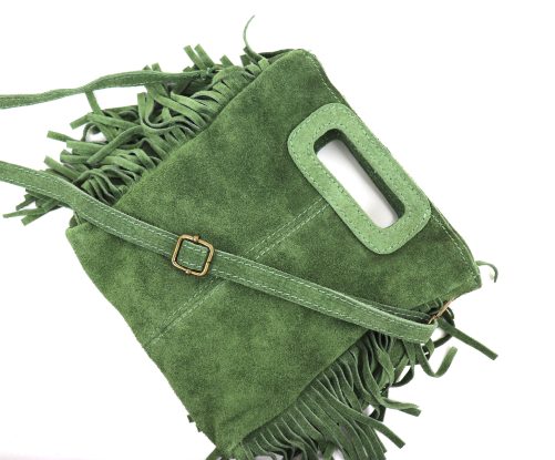 V344 The Boho Tassel Leather Bag - Image 4