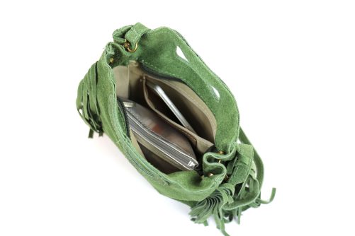 V344 The Boho Tassel Leather Bag - Image 6
