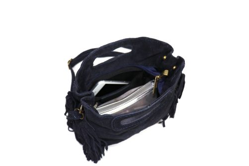V344 The Boho Tassel Leather Bag - Image 12