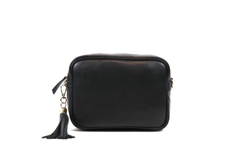 Leather Crossbody Bag V329 - Image 9