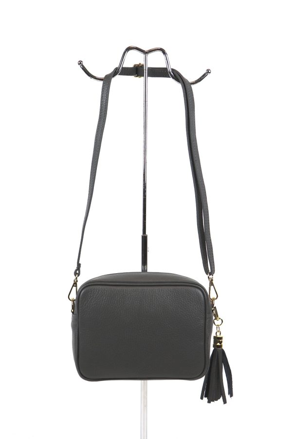 Leather Crossbody Bag V329