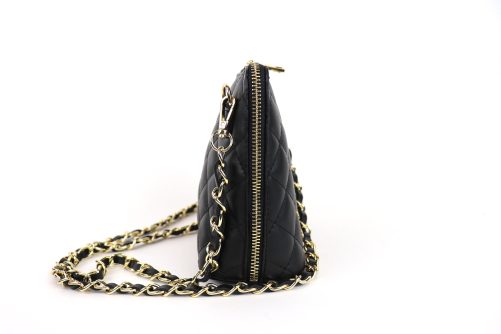 V155 Quilted Leather Crossbody Bag - Image 8