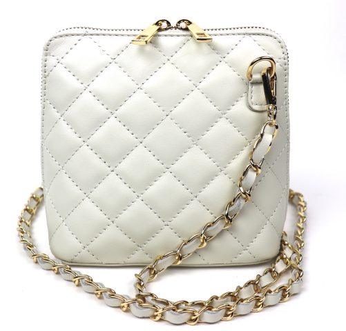 V155 Quilted Leather Crossbody Bag - Image 11