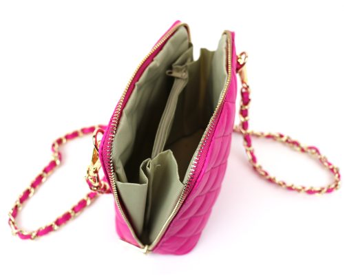V155 Quilted Leather Crossbody Bag - Image 3