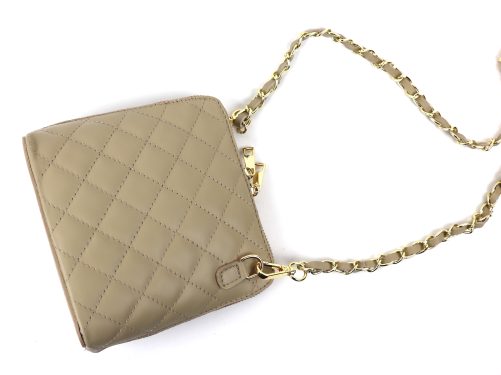 V155 Quilted Leather Crossbody Bag - Image 4