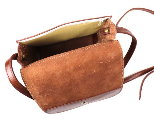 R898 Vintage Small Leather Crossbody Bag - Image 8