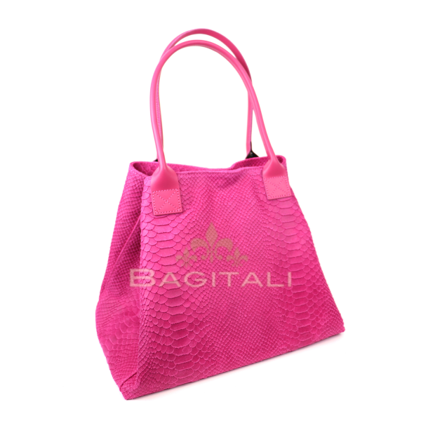 F295 Suede Two Style Convertible Shopper Bag