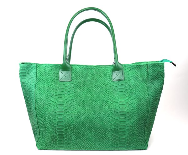 F295 Suede Two Style Convertible Shopper Bag